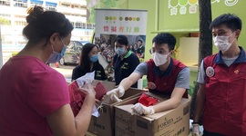 Distribution of surplus food and “Food For Good Education Truck” Exhibition